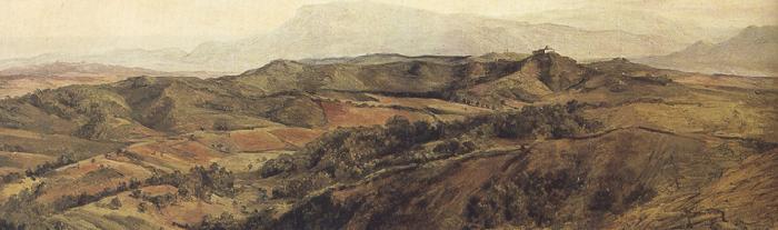 george frederic watts,o.m.,r.a. An Umbriam Landscape (mk37) Germany oil painting art